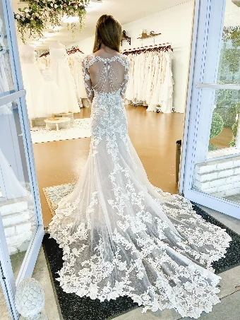 Bijela Bridal Collection Brigette #1 Ivory/Dark Champagne thumbnail