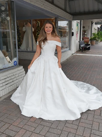Bijela Bridal Collection Ivana #1 Ivory thumbnail