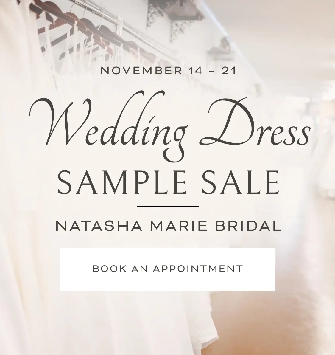 Wedding Dress Sample Sale